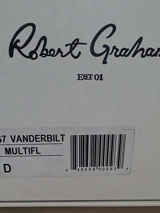 Robert Graham Men’s Black & Gold Brogue Leather Dress Shoes main image 7